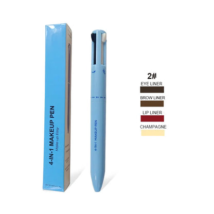 Touch Up Makeup Pen, 4 In 1 Makeup Pen, best eyeliner pencil, lip liner pencil, brow enhancer, highlighter, BellePen